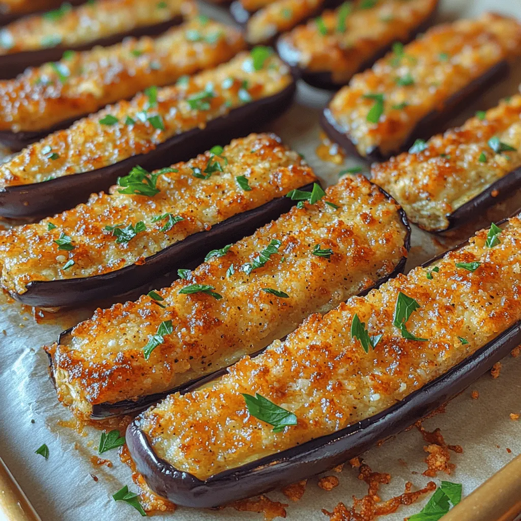 Crispy Parmesan Eggplant Sticks are a delightful and innovative appetizer that brings an enticing crunch to the table. This dish perfectly marries the savory notes of Parmesan cheese with the subtle earthiness of eggplant, creating a flavorful snack or side dish that appeals to a wide range of palates. As plant-based recipes continue to gain momentum in the culinary world, eggplant stands out as a versatile vegetable that can take on various flavors, making it an excellent choice for both meat lovers and those seeking healthier alternatives.