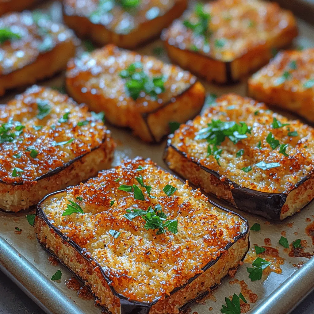 Crispy Parmesan Eggplant Sticks are a delightful and innovative appetizer that brings an enticing crunch to the table. This dish perfectly marries the savory notes of Parmesan cheese with the subtle earthiness of eggplant, creating a flavorful snack or side dish that appeals to a wide range of palates. As plant-based recipes continue to gain momentum in the culinary world, eggplant stands out as a versatile vegetable that can take on various flavors, making it an excellent choice for both meat lovers and those seeking healthier alternatives.