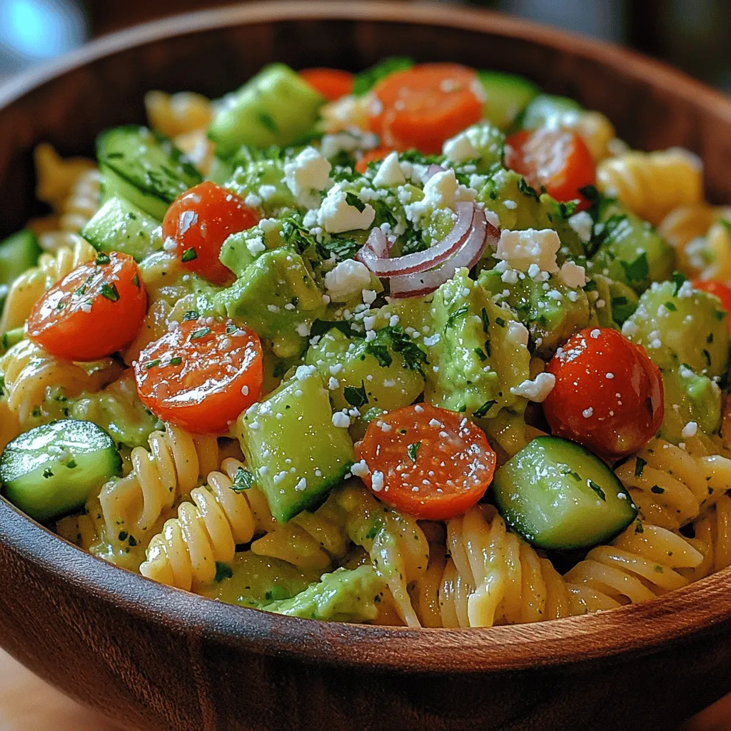 In a world increasingly focused on healthy eating, the creamy avocado pasta salad stands out as a delightful combination of wholesome ingredients and vibrant flavors. This dish has gained immense popularity among health enthusiasts and food lovers alike, thanks to its rich, creamy texture and the nourishing properties of its components. Imagine biting into a perfectly cooked pasta, enveloped in a luscious avocado dressing, complemented by fresh vegetables and optional feta cheese. It’s not just a salad; it’s a celebration of taste and nutrition.