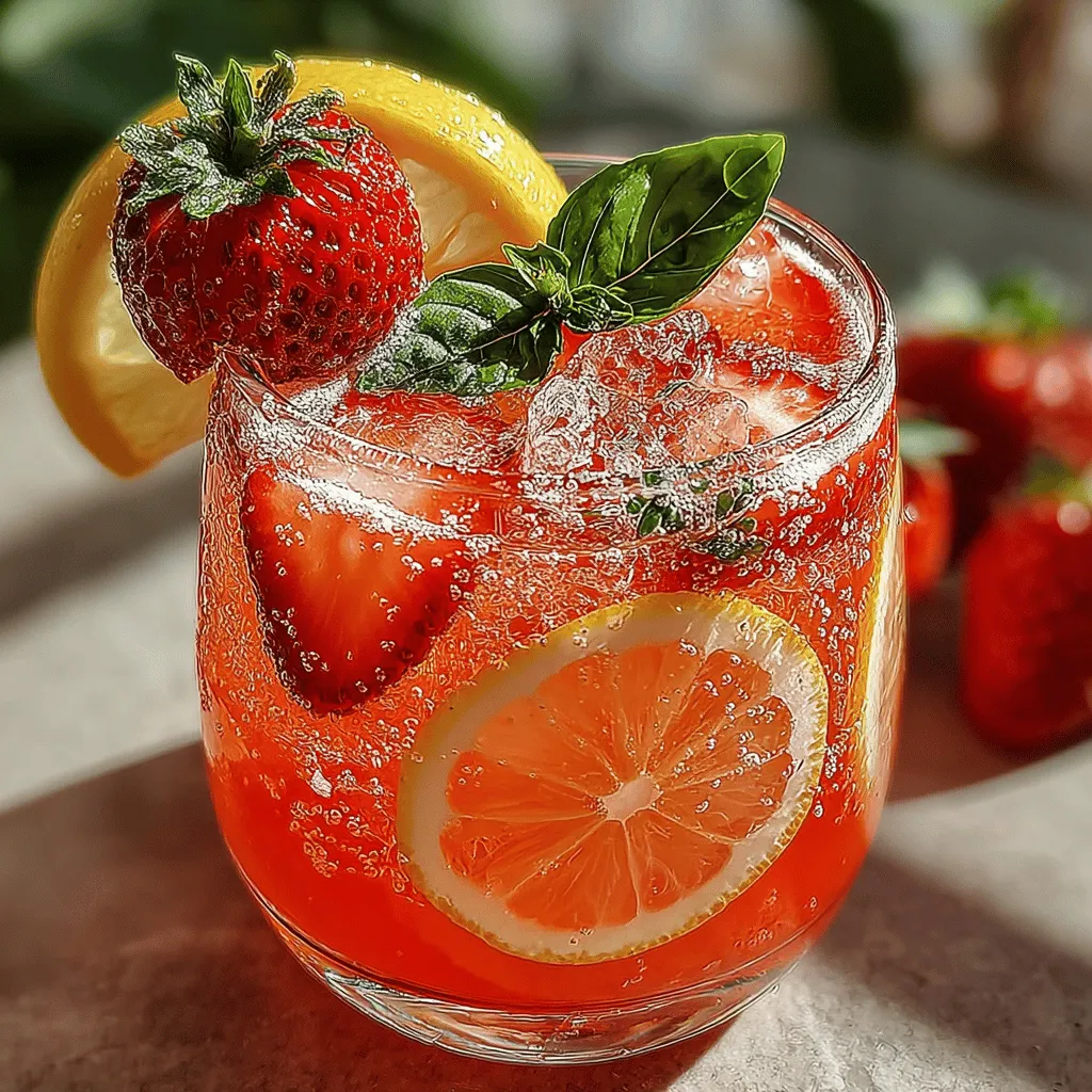 Lemonade has long been celebrated as a quintessential summer beverage, evoking memories of sun-soaked afternoons and lazy days spent outdoors. Its refreshing nature and thirst-quenching properties make it a favored choice for gatherings, picnics, and family barbecues. However, in a world filled with culinary creativity, it's time to elevate this classic drink with a unique twist. Enter the Strawberry Basil Bliss Lemonade—a vibrant concoction that marries the sweetness of ripe strawberries with the aromatic, herbal notes of fresh basil.