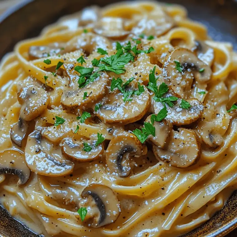 In the realm of plant-based cuisine, few dishes can rival the delightful symphony of flavors and textures found in a creamy mushroom pasta. Our Savory Vegan Mushroom Wonderland Pasta is a true celebration of the earthy richness of mushrooms, enhanced by aromatic herbs and a luscious, creamy sauce that encapsulates the essence of vegan cooking. This dish not only tantalizes the taste buds but also serves as a wholesome meal that nourishes the body, making it an ideal choice for any occasion. Whether you are a longtime vegan or someone seeking to diversify your culinary repertoire with more plant-based options, this recipe is designed to impress everyone who gathers around your table.