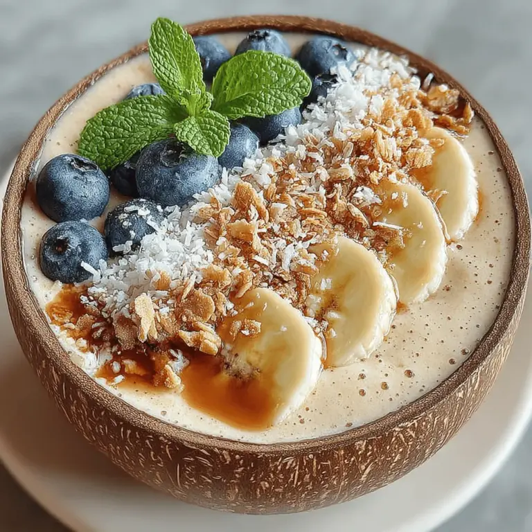 In recent years, smoothie bowls have surged in popularity as a healthy breakfast option, combining the deliciousness of smoothies with the satisfying texture of a bowl meal. These vibrant concoctions are not only visually appealing but also packed with nutrients, making them an ideal choice for those looking to kickstart their day on a wholesome note. The Blueberry Bliss Smoothie Bowl stands out among the myriad of recipes available, offering a perfect harmony of flavor and nutrition that will leave you feeling energized and delighted.