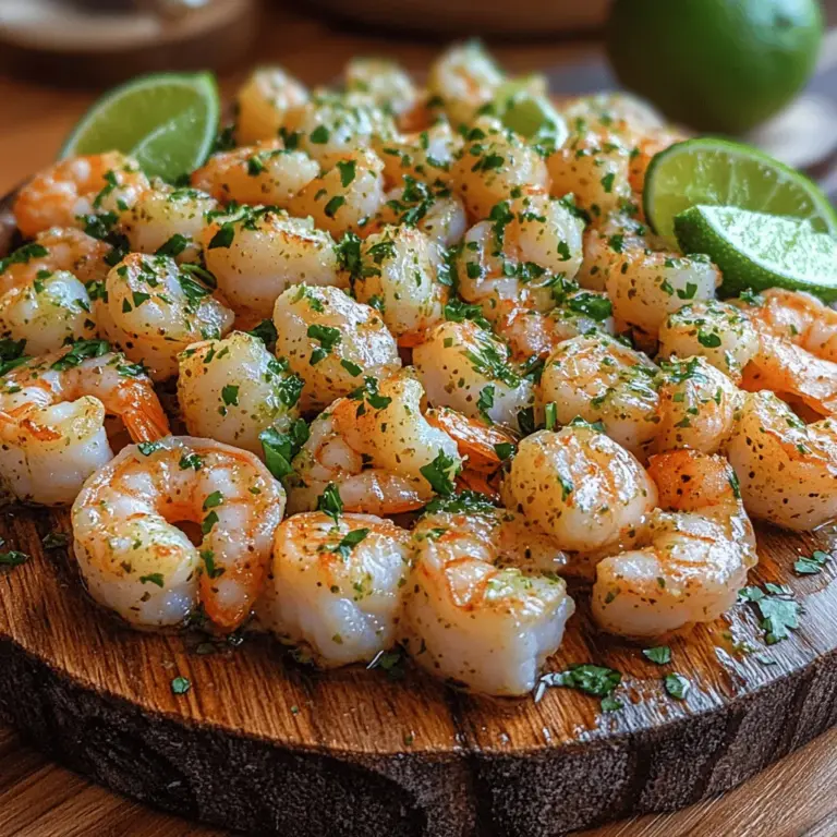 Zingy Cilantro Lime Shrimp is a delightful dish that embodies the vibrant and refreshing flavors of coastal cuisine. The combination of succulent shrimp, zesty lime, and aromatic cilantro not only creates a feast for the taste buds but also evokes the sunny shores of the tropics. This dish has gained immense popularity, particularly in regions known for their seafood, where fresh ingredients play a crucial role in culinary traditions. Whether you’re seeking a quick weeknight dinner or planning a festive gathering, Zingy Cilantro Lime Shrimp stands out as a versatile and crowd-pleasing option.