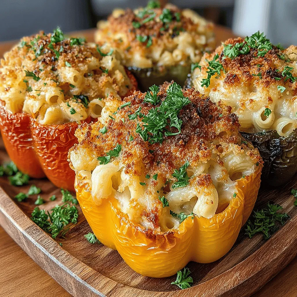 Stuffed peppers have surged in popularity in recent years, emerging as a versatile dish that appeals to a wide range of palates. From traditional meat and rice fillings to innovative vegetarian combinations, these colorful vessels offer endless culinary possibilities. Among the most delightful variations is the Golden Mac and Cheese-Stuffed Peppers recipe. This dish marries the comfort of classic macaroni and cheese with the vibrant, healthful benefits of bell peppers, creating a meal that is both satisfying and nutritious.