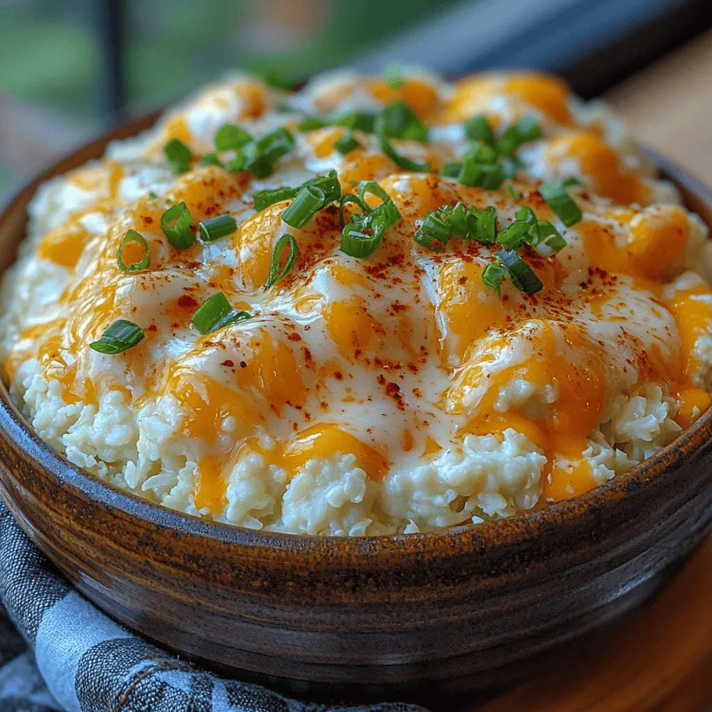 In the world of culinary exploration, few dishes encapsulate the essence of comfort food while also catering to health-conscious eaters quite like Creamy Cheesy Cauliflower Rice Delight. This dish stands out not just for its rich, indulgent flavor but also for its remarkable ability to transform a simple vegetable into a hearty, satisfying meal. With its creamy texture, savory cheese, and the subtle nuttiness of cauliflower, this recipe invites both flavor enthusiasts and health advocates to gather around the table.