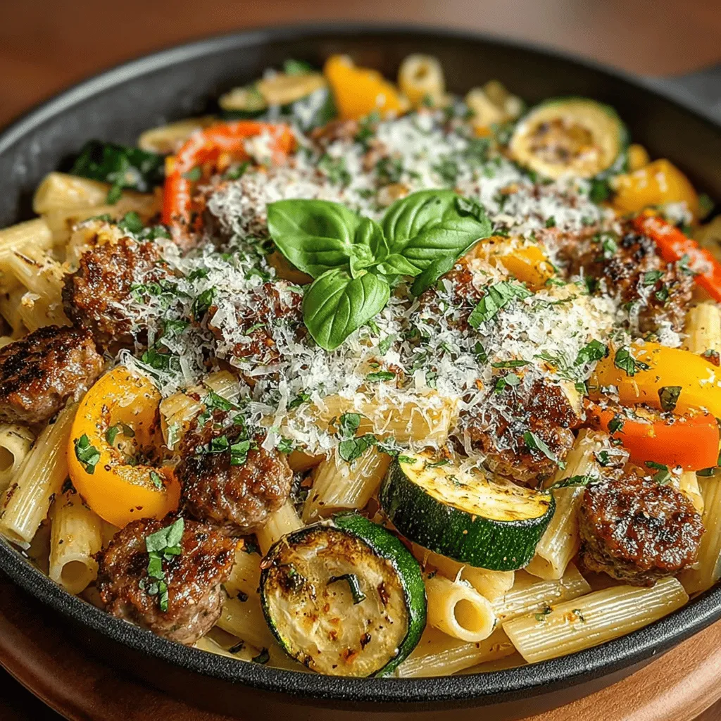 In the realm of comfort food, few dishes can rival the satisfaction of a creamy pasta skillet adorned with savory sausage and vibrant vegetables. The Creamy Sausage & Pepper Pasta Skillet offers a delightful culinary experience that combines rich flavors with the ease of a one-pan meal. This dish is not only a feast for the eyes but also a harmonious blend of textures and tastes that is sure to please the whole family. With its luscious, creamy sauce and hearty ingredients, it can be prepared in just 30 minutes, making it a perfect choice for busy weeknights or casual gatherings.