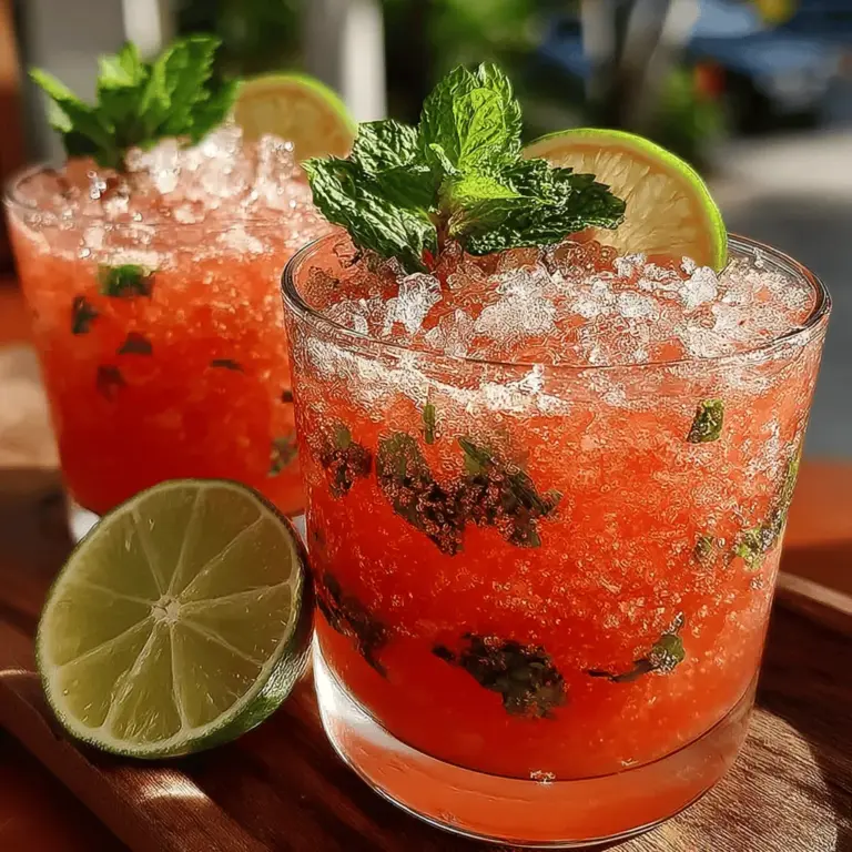 As the temperatures rise and the sun shines brighter, there’s nothing quite as refreshing as a cool drink to quench your thirst. Enter the Watermelon Mint Slush—a delightful summer treat that perfectly marries the sweet, hydrating qualities of watermelon with the invigorating flavor of fresh mint. This slush not only serves as a refreshing beverage but also embodies the spirit of summer gatherings, outdoor picnics, and lazy afternoons by the pool.