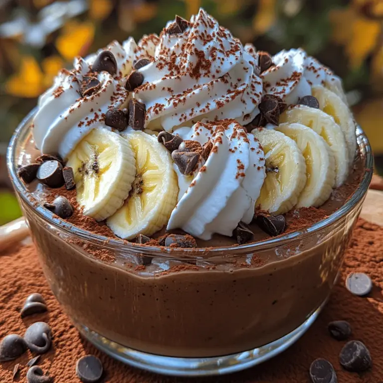 When it comes to desserts that evoke comfort and indulgence, few combinations can rival the classic pairing of chocolate and bananas. Both ingredients have distinct flavors that create a harmonious balance on the palate, making them a favorite in a variety of sweet treats. This is particularly true in the realm of puddings, where the creamy texture of bananas melds beautifully with the rich, decadent taste of chocolate.