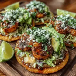 When it comes to quick yet satisfying meals, shrimp tostadas stand out as a delightful option that combines vibrant flavors and textures. The Zesty Garlic Chili Butter Shrimp Tostadas take this concept to another level, offering a mouthwatering experience that is both zesty and spicy. This dish is perfect for those who crave the taste of the sea paired with the richness of buttery goodness, making it an ideal choice for weeknight dinners, casual gatherings, or even a festive celebration.