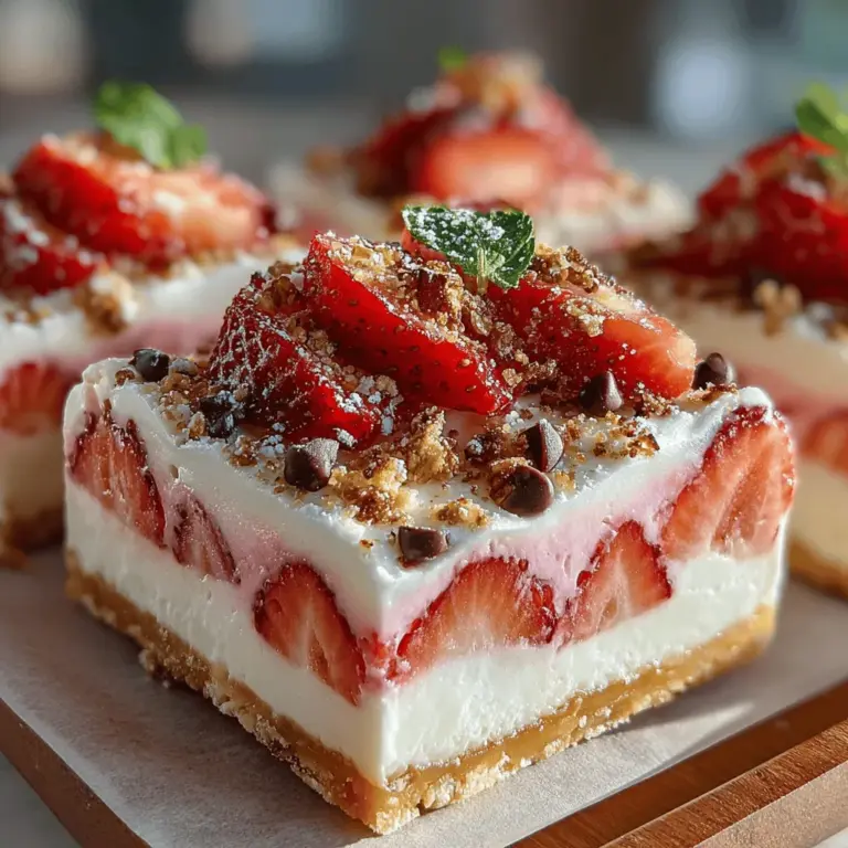In the pursuit of a refreshing yet healthy dessert, many people find themselves navigating the enticing landscape of frozen treats. Among these delectable options, the Fruity Frozen Yogurt Strawberry Bark stands out as a perfect balance between indulgence and nutrition. This easy-to-make dessert not only satisfies your sweet cravings but also provides a wholesome alternative to traditional sugary confections. With its vibrant colors and delightful flavors, this treat is sure to impress both family and friends, making it a fantastic addition to any dessert table.