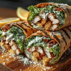 Wraps have become a staple in many kitchens, celebrated for their versatility and convenience. They can be filled with an array of ingredients, making them suitable for breakfast, lunch, dinner, or even snacks. The concept of wrapping flavorful fillings in a soft tortilla or flatbread not only makes for a quick meal but also allows for endless creativity. Among the myriad of wrap options, the Grilled Chicken Caesar Salad Wrap stands out by marrying the classic Caesar salad flavors with the satisfying heartiness of grilled chicken, all encased in a handy wrap.