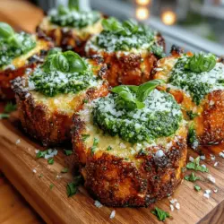 In the vast tapestry of culinary experiences, few dishes manage to strike a perfect balance between sweetness and savory richness quite like Pesto Parmesan Baked Sweet Potato Rounds. This delightful recipe not only showcases the natural sweetness of the sweet potatoes but also elevates it with a vibrant layer of pesto and a sprinkle of Parmesan cheese. The result is a mouthwatering appetizer or side dish that captivates the taste buds and garners compliments from guests, making it a versatile addition to any gathering or a satisfying snack enjoyed at home.