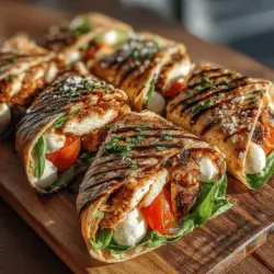 In the world of quick and healthy meals, few dishes capture the essence of freshness and flavor quite like Fresh Caprese Chicken Wraps. This delightful recipe brings together the classic Italian Caprese salad with the practicality of a wrap, making it an ideal choice for lunch, dinner, or a nutritious snack. The combination of juicy chicken, creamy mozzarella, vibrant tomatoes, and fragrant basil creates a mouthwatering experience that is not only satisfying but also visually appealing.