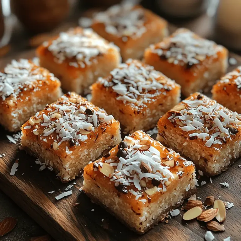 In today's fast-paced world, maintaining a balanced diet can often feel like a daunting challenge. With the demands of work, family, and social commitments, many people find themselves reaching for quick, unhealthy snacks that can lead to energy crashes and cravings. This is where the Tropical Bliss Energy Squares come into play. These delightful no-bake treats are not just easy to prepare; they are a wholesome blend of nutrient-dense ingredients that promise to satisfy your sweet tooth while keeping your energy levels stable.