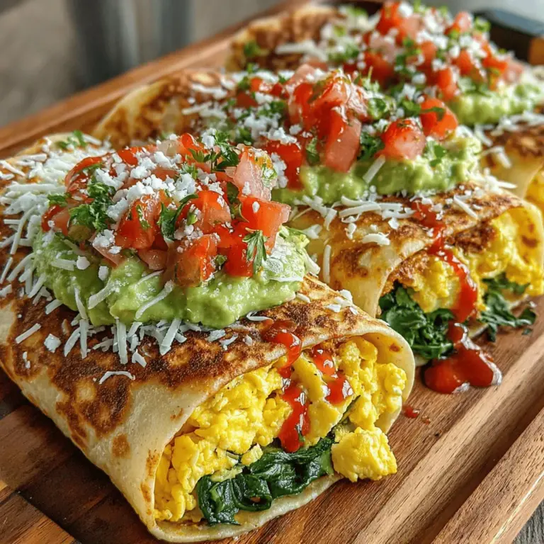 In recent years, wraps have surged in popularity as a convenient and versatile meal option that can be enjoyed at any time of day. Whether you need a quick breakfast to energize your morning, a satisfying lunch to fuel your afternoon, or a light dinner, wraps provide a canvas for creativity and flavor. Among the myriad of wrap recipes out there, the Zesty Spicy Avocado Ranch Egg Wraps stand out due to their delightful combination of flavors and textures. This recipe marries the creaminess of avocado with the zest of ranch dressing and a spicy kick from Sriracha, creating a delicious wrap that is both satisfying and nutritious.