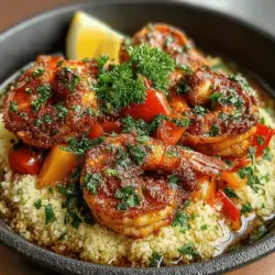 If you're searching for a dish that combines a delightful fusion of flavors, look no further than Smoky Paprika Shrimp and Couscous. This vibrant recipe brings together succulent shrimp, aromatic spices, and fluffy couscous to create a meal that is not only delicious but also visually appealing. The warm, smoky notes of paprika harmonize beautifully with fresh ingredients, making this dish a standout choice for a weeknight dinner or a special occasion.