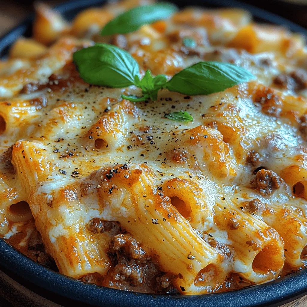 To begin crafting your Cheesy Dreamy Baked Ziti, the first essential step is to sauté the vegetables, particularly the onions and garlic. Proper preparation techniques can significantly enhance the flavor profile of your dish.