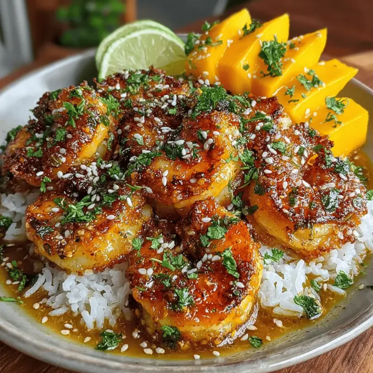Creating the perfect Mango Glazed Shrimp requires a selection of high-quality ingredients, each contributing its unique flavor and health benefits. Let’s explore the key components of this dish: