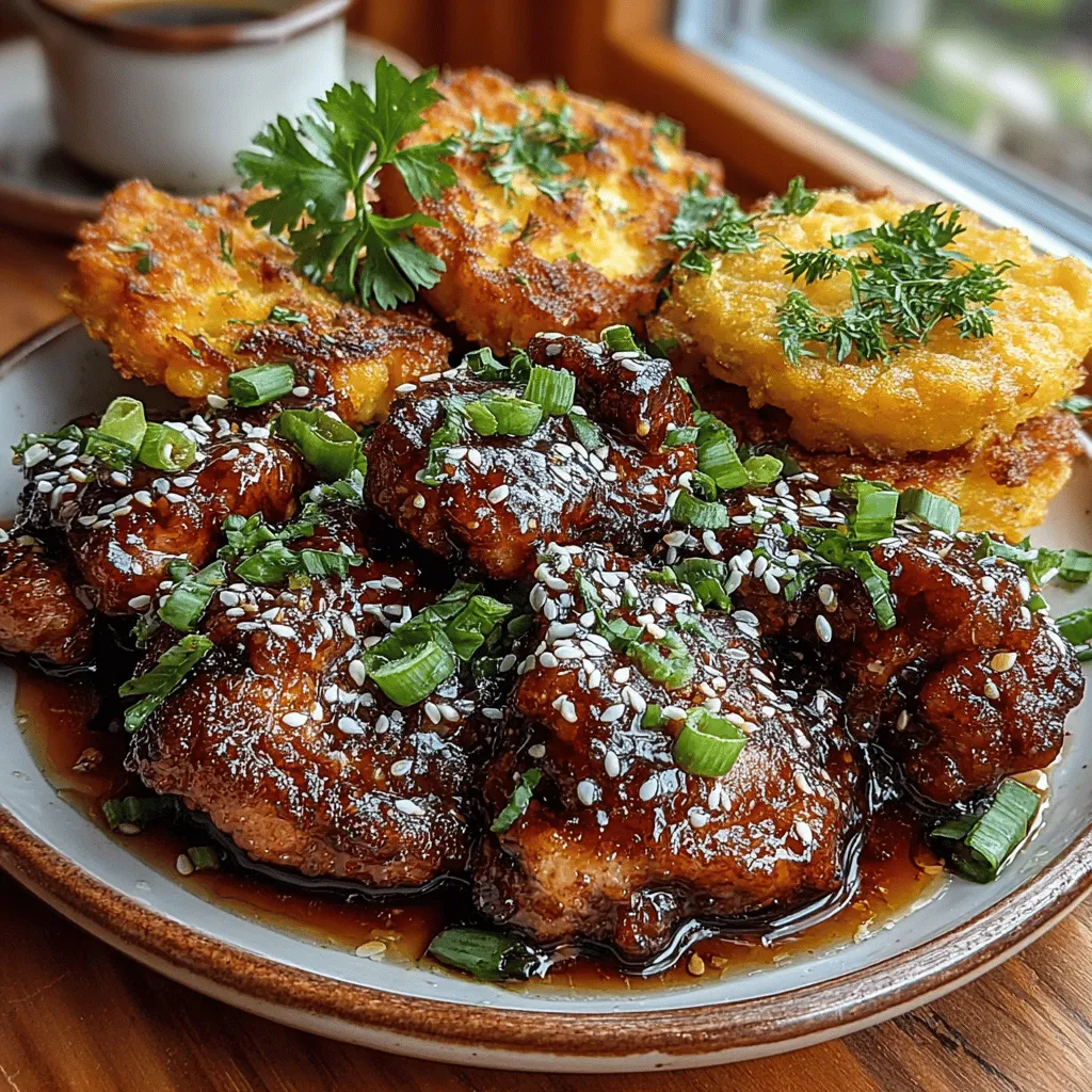 When it comes to creating a memorable meal, few dishes can rival the savory allure of Honey Garlic Chicken paired with the delightful crunch of Sweet Corn Fritters. This recipe is a perfect example of how different flavors and textures can come together to create a harmonious dining experience. The combination of sweet, savory, and slightly spicy elements makes it an ideal choice for family dinners or gatherings, appealing to both adults and children alike. Whether you’re planning a casual weeknight meal or a festive celebration, this dish promises to be a crowd-pleaser.