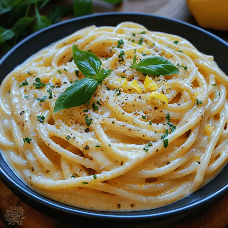 In the realm of Italian cuisine, few dishes can match the comforting allure of Creamy Basil Alfredo Spaghetti. This dish strikes a perfect balance between indulgence and simplicity, making it an ideal choice for everything from weeknight dinners to special occasions. With its luscious sauce enveloping perfectly cooked pasta, it offers a delightful experience that warms both the palate and the heart.
