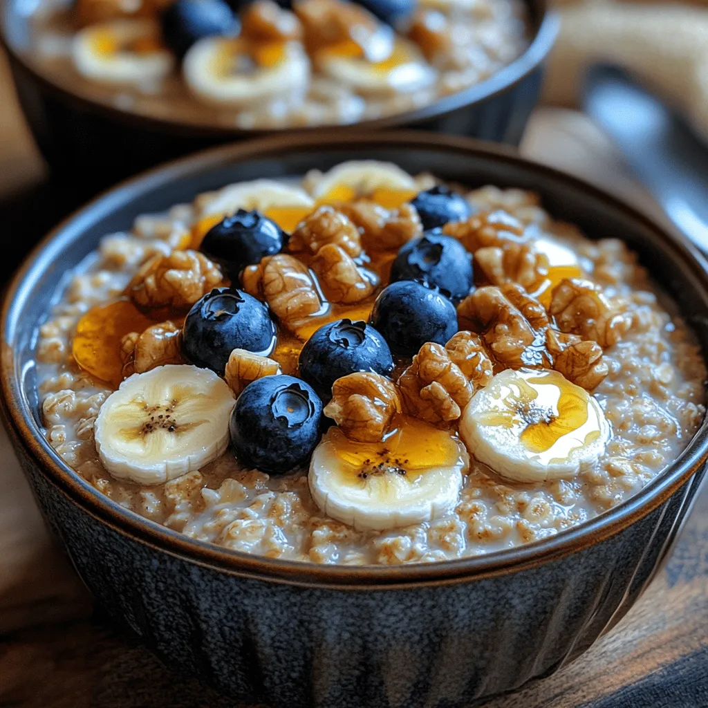 Oatmeal has long held a beloved place in breakfast culture around the globe. This versatile dish is not only a comforting start to the day but also a canvas for a variety of flavors and toppings, making it a favorite among health-conscious individuals and food enthusiasts alike. Among the myriad of oatmeal recipes, Creamy Maple Walnut Oatmeal stands out as a particularly delightful combination, merging the earthy, rich flavors of maple syrup with the satisfying crunch of walnuts. This recipe not only pleases the palate but also nourishes the body, serving as an ideal way to kickstart your morning.