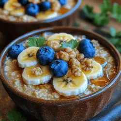Oatmeal has long held a beloved place in breakfast culture around the globe. This versatile dish is not only a comforting start to the day but also a canvas for a variety of flavors and toppings, making it a favorite among health-conscious individuals and food enthusiasts alike. Among the myriad of oatmeal recipes, Creamy Maple Walnut Oatmeal stands out as a particularly delightful combination, merging the earthy, rich flavors of maple syrup with the satisfying crunch of walnuts. This recipe not only pleases the palate but also nourishes the body, serving as an ideal way to kickstart your morning.