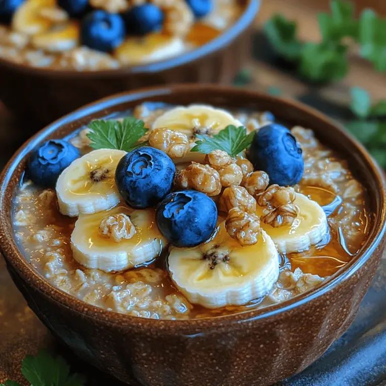 Oatmeal has long held a beloved place in breakfast culture around the globe. This versatile dish is not only a comforting start to the day but also a canvas for a variety of flavors and toppings, making it a favorite among health-conscious individuals and food enthusiasts alike. Among the myriad of oatmeal recipes, Creamy Maple Walnut Oatmeal stands out as a particularly delightful combination, merging the earthy, rich flavors of maple syrup with the satisfying crunch of walnuts. This recipe not only pleases the palate but also nourishes the body, serving as an ideal way to kickstart your morning.