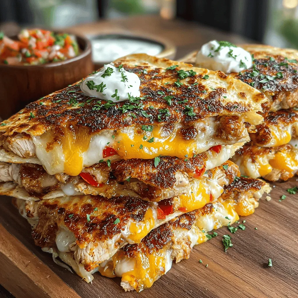When it comes to comfort food that also satisfies your craving for something savory and satisfying, few dishes can rival the deliciousness of quesadillas. These warm, cheesy creations offer a delightful combination of crispy tortillas and melted cheese, making them a favorite for gatherings, casual meals, or even a quick snack. In this article, we will focus on the enticing Sizzling Grilled Chicken Quesadillas—a dish that elevates the traditional quesadilla by infusing it with the rich flavors of marinated grilled chicken and sautéed vegetables. Not only are these quesadillas incredibly easy to make, but they also provide a versatile canvas for a variety of tastes and preferences.