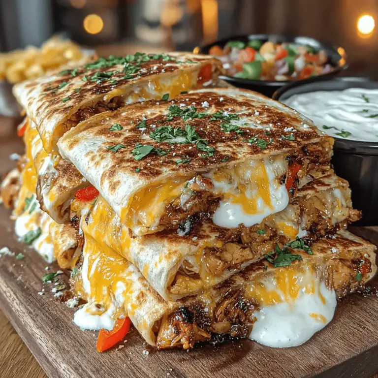 When it comes to comfort food that also satisfies your craving for something savory and satisfying, few dishes can rival the deliciousness of quesadillas. These warm, cheesy creations offer a delightful combination of crispy tortillas and melted cheese, making them a favorite for gatherings, casual meals, or even a quick snack. In this article, we will focus on the enticing Sizzling Grilled Chicken Quesadillas—a dish that elevates the traditional quesadilla by infusing it with the rich flavors of marinated grilled chicken and sautéed vegetables. Not only are these quesadillas incredibly easy to make, but they also provide a versatile canvas for a variety of tastes and preferences.