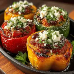 In recent years, stuffed peppers have emerged as a popular healthy meal option, embraced by home cooks and food enthusiasts alike. These vibrant, nutrient-packed meals not only appeal to the eye but also boast a myriad of flavors and textures. One standout recipe that has captured the hearts of many is Zesty Greek Turkey and Feta Stuffed Peppers. This delightful dish marries the rich culinary traditions of Greece with the wholesome goodness of turkey and quinoa, making it a fantastic choice for anyone looking to enjoy a delicious and nutritious meal.