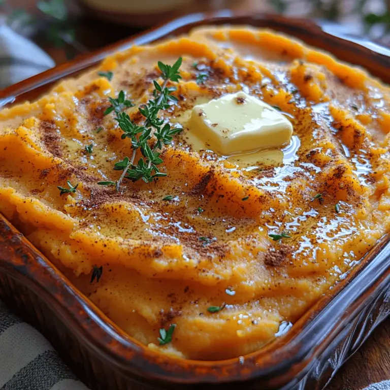 Sweet potatoes are a beloved ingredient renowned for their vibrant color, natural sweetness, and impressive nutritional profile. These versatile tubers have transcended their humble origins to become a staple in kitchens around the world, gracing tables from everyday meals to festive gatherings. Among the myriad of ways to prepare them, one standout recipe is for Buttery Mashed Sweet Potatoes, enhanced with the aromatic flavor of fresh thyme. This dish is not only a comfort food classic but also a sophisticated side that can elevate any meal. Whether you're planning a cozy weeknight dinner or a grand holiday feast, these mashed sweet potatoes are sure to impress.