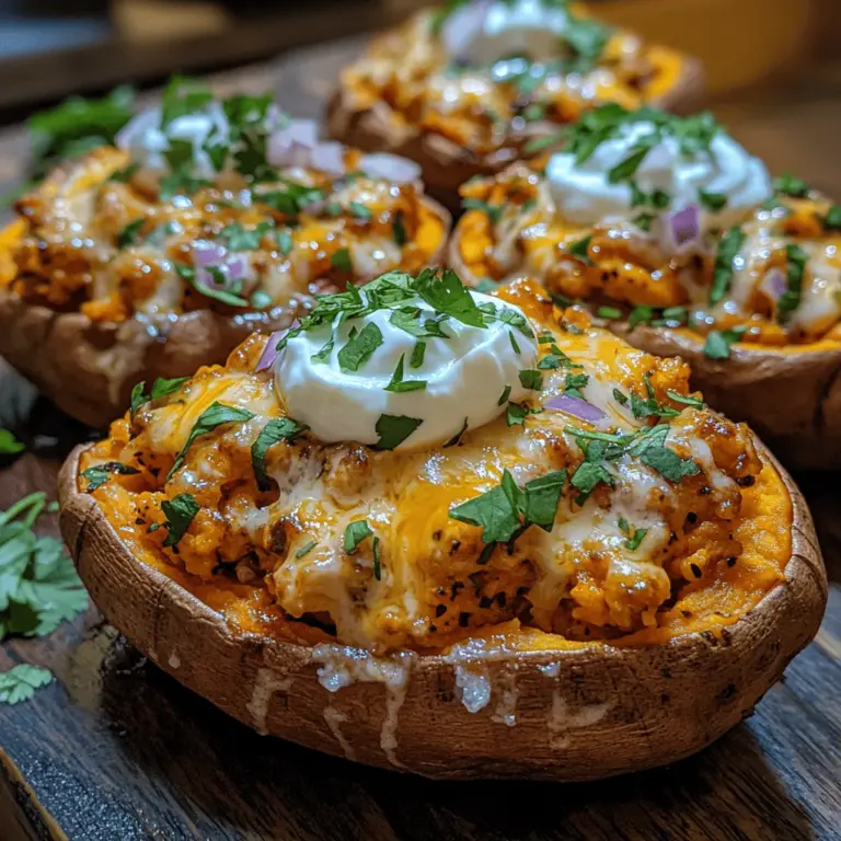 When it comes to comfort food, few dishes can compete with the irresistible combination of spicy and savory flavors. Enter Buffalo Bliss Stuffed Sweet Potatoes – a delightful dish that marries the heat of buffalo chicken with the natural sweetness of tender, roasted sweet potatoes. This recipe not only satisfies cravings but also aligns with a health-conscious lifestyle, making it an excellent choice for those seeking a nutritious twist on traditional comfort food.