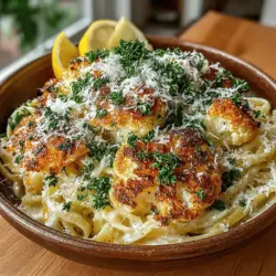 Creamy Roasted Garlic Cauliflower Pasta is an exquisite dish that combines the rich flavors of roasted garlic and cauliflower with the comforting texture of pasta. This recipe not only celebrates the versatility of vegetables but also caters to various dietary preferences, offering a vegan option. Whether you are a busy professional looking for a quick weeknight dinner or a dedicated foodie wanting to impress guests, this creamy pasta dish is sure to please. Its unique blend of ingredients creates a flavor profile that is both indulgent and health-conscious, making it a perfect choice for any occasion.