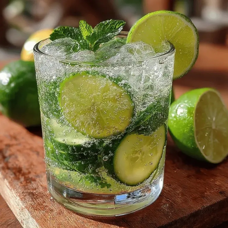 As the warm days of summer approach, finding the perfect drink to keep cool and refreshed becomes essential. Enter the Cucumber Lime Sparkling Cooler, a vibrant and invigorating beverage that beautifully combines the crispness of fresh cucumber with the zesty brightness of lime. Not only is this drink a visual delight, but it also serves as a delicious way to hydrate and revitalize during the hottest months or at any festive gathering.