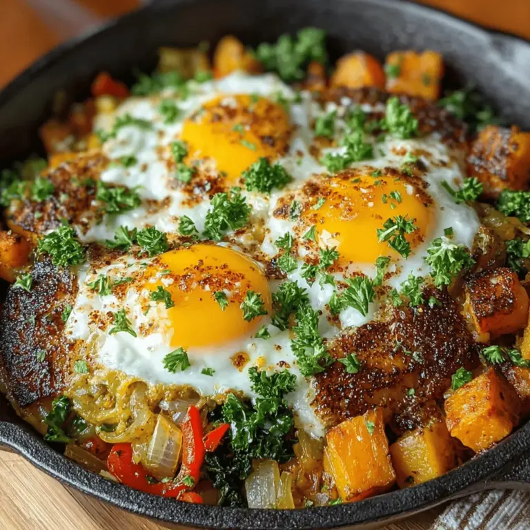 Breakfast hashes have become a beloved staple in kitchens around the world, celebrated for their versatility and hearty nature. These one-pan meals are not only convenient but also offer an array of flavors and textures that can be tailored to fit any palate. At the forefront of this culinary trend is the Sweet Potato & Kale Breakfast Hash, a dish that brilliantly combines the earthiness of sweet potatoes with the robust flavor of kale.
