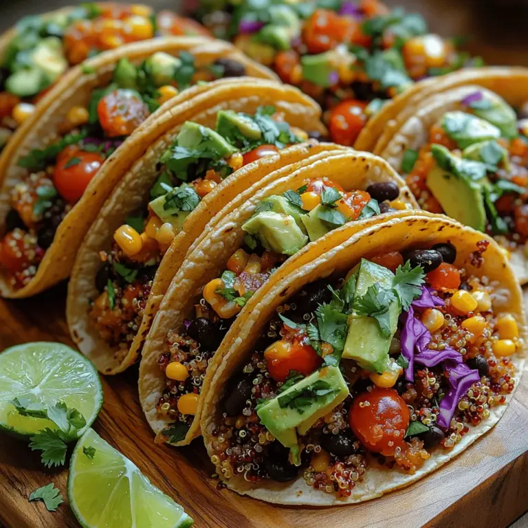 Tacos have long held a special place in the hearts and kitchens of food lovers around the world. Their versatility allows for endless possibilities when it comes to fillings, toppings, and flavors, making them a favorite for both casual meals and gourmet dining experiences. From classic beef and chicken tacos to innovative vegetarian and vegan options, there is a taco out there for everyone. In this article, we will delve into a delightful recipe for Spicy Crunchy Veggie Tacos, showcasing how plant-based ingredients can create a dish that is not only satisfying but also bursting with flavor and nutrition.