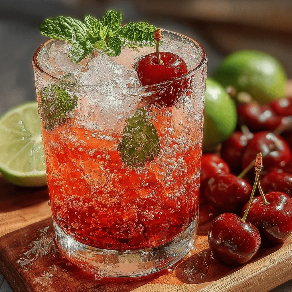 To craft the perfect Cherry Limeade Sparkler, it's essential to understand the key ingredients that make this drink so special. Each component contributes not only to the flavor but also to the overall experience of the beverage.