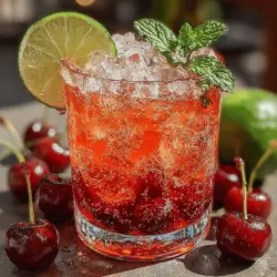 To craft the perfect Cherry Limeade Sparkler, it's essential to understand the key ingredients that make this drink so special. Each component contributes not only to the flavor but also to the overall experience of the beverage.