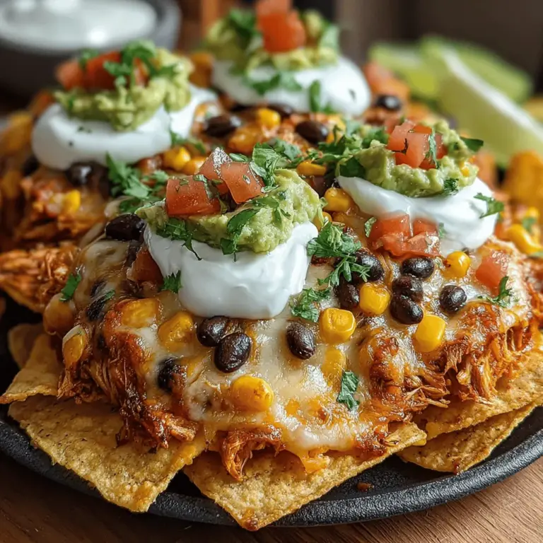 In the ever-evolving landscape of comfort food, few dishes can rival the satisfying crunch and melty goodness of cheesy baked chicken nachos. This recipe transforms a classic snack into a hearty meal that is perfect for a variety of occasions—whether it's a lively gathering, a nail-biting game day, or a cozy night in. The allure of cheesy nachos lies not only in their flavor but also in their versatility. With layers of seasoned chicken, vibrant vegetables, and a blend of gooey cheeses, these nachos cater to a wide range of palates and dietary preferences.
