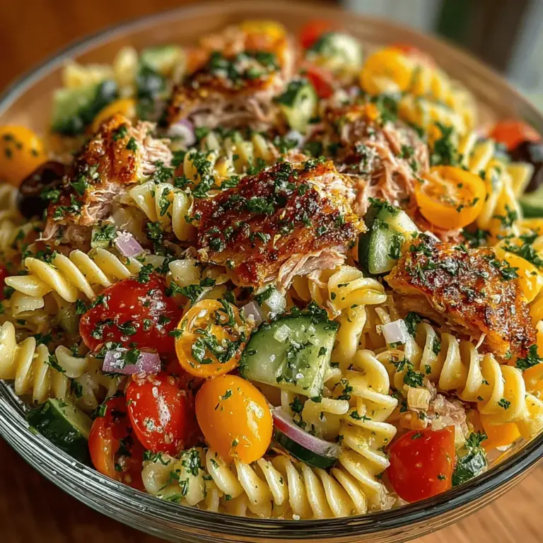 As the temperatures rise and the days grow longer, pasta salads emerge as a quintessential dish for summer gatherings, picnics, and light lunches. Their versatility and ease of preparation make them a favorite among home cooks and culinary enthusiasts alike. Among the myriad of pasta salad options, the Chilled Citrus Tuna Pasta Salad stands out as a refreshing, nutritious meal that combines the vibrant flavors of citrus with the heartiness of tuna and the satisfying texture of rotini pasta.