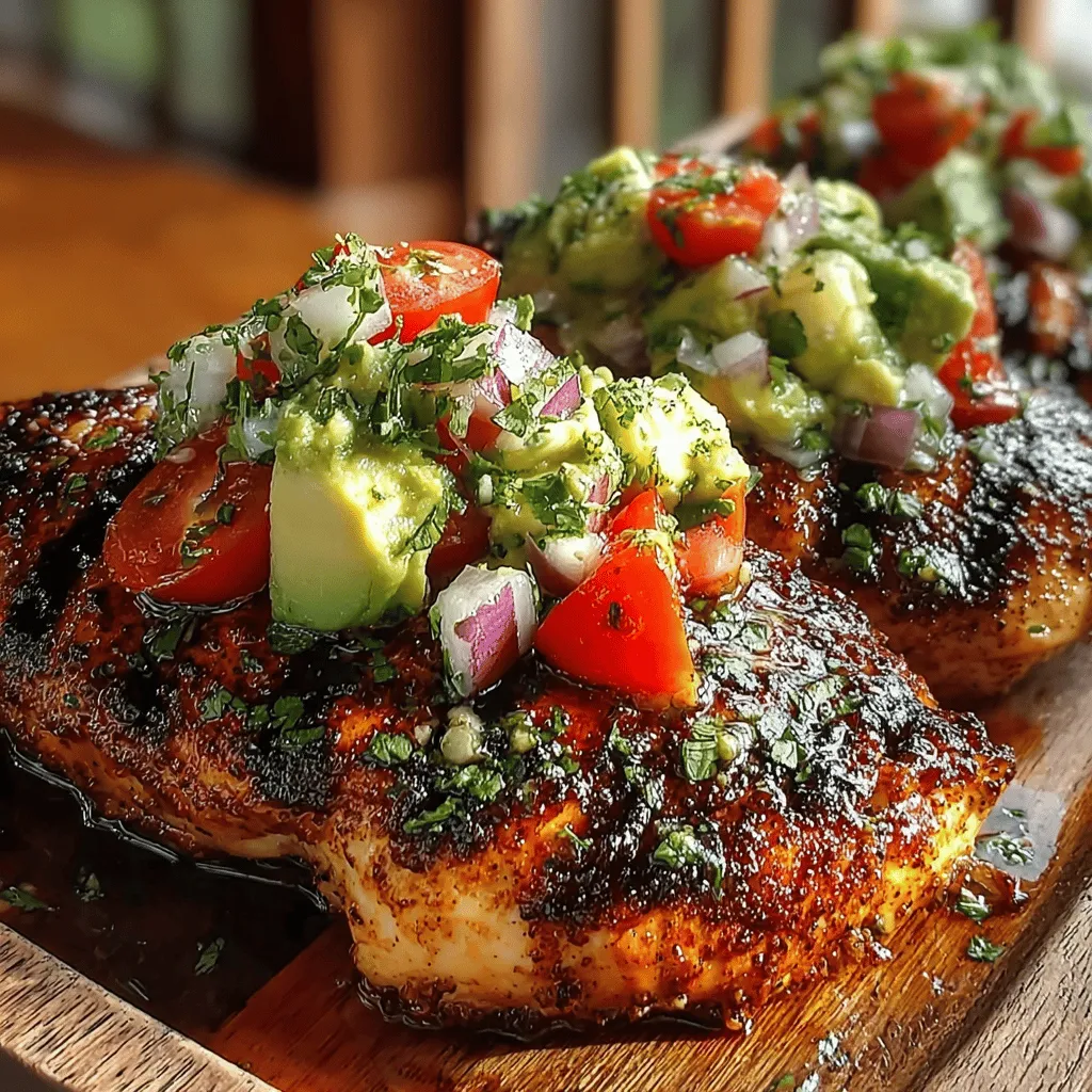 If you're in search of a dish that bursts with vibrant flavors while also delivering impressive health benefits, look no further than Zesty Chili-Lime Chicken with Avocado Salsa. This recipe not only tantalizes the taste buds but also embodies the essence of freshness and nutrition, making it a perfect choice for any meal, whether it's a casual family dinner or a lively gathering with friends. The combination of juicy, marinated chicken paired with a refreshing avocado salsa creates a harmony of textures and flavors that is hard to resist.