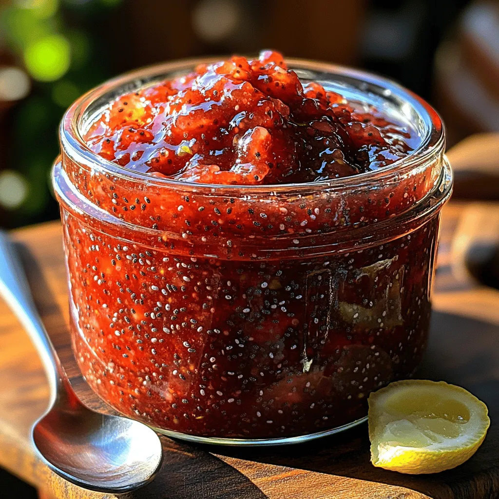 There’s something undeniably delightful about the process of making homemade jams. The way the kitchen fills with the sweet aroma of simmering fruit, the anticipation of tasting the finished product, and the satisfaction of creating something wholesome from scratch all contribute to the joy of jam-making. Among the myriad of fruit preserves, Strawberry Chia Jam stands out not only for its vibrant color and flavor but also for its health benefits, making it a perfect addition to your pantry.