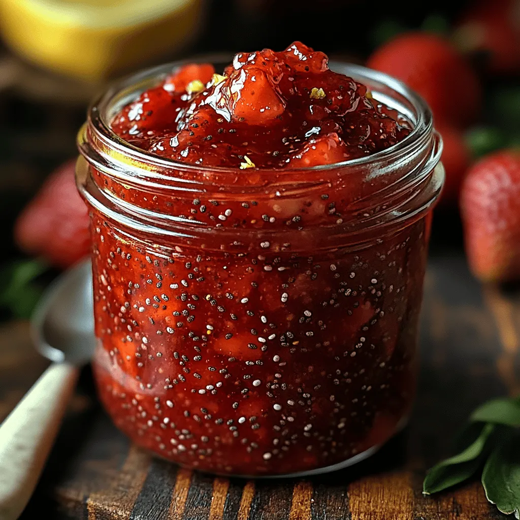 There’s something undeniably delightful about the process of making homemade jams. The way the kitchen fills with the sweet aroma of simmering fruit, the anticipation of tasting the finished product, and the satisfaction of creating something wholesome from scratch all contribute to the joy of jam-making. Among the myriad of fruit preserves, Strawberry Chia Jam stands out not only for its vibrant color and flavor but also for its health benefits, making it a perfect addition to your pantry.