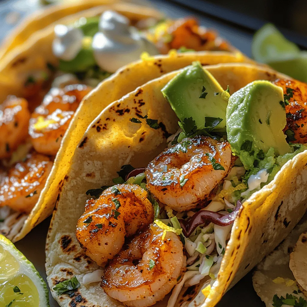 When it comes to preparing a delicious meal that can please a crowd or satisfy a weeknight craving, shrimp tacos are a standout choice. These culinary gems combine the succulent taste of shrimp with vibrant flavors that evoke a sense of freshness and excitement. Among the myriad of taco recipes, Zesty Lemon Garlic Shrimp Tacos shine with their refreshing zest and aromatic appeal. Infused with the bright notes of lemon and the robust flavor of garlic, this dish not only tantalizes the taste buds but also offers a quick and easy option for dinner or casual gatherings.