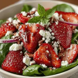 As the sun shines brighter and temperatures rise, the allure of summer salads becomes undeniable. These vibrant dishes not only provide a refreshing respite from the heat but also celebrate the season’s bounty of fresh produce. Among the myriad of summer salad options, the Summer Strawberry Spinach Bliss stands out as a delightful choice that combines taste, nutrition, and visual appeal. With its vibrant colors and a medley of fresh ingredients, this salad is sure to become a favorite in your kitchen.