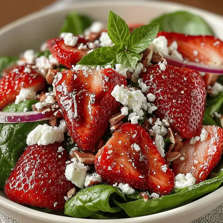 As the sun shines brighter and temperatures rise, the allure of summer salads becomes undeniable. These vibrant dishes not only provide a refreshing respite from the heat but also celebrate the season’s bounty of fresh produce. Among the myriad of summer salad options, the Summer Strawberry Spinach Bliss stands out as a delightful choice that combines taste, nutrition, and visual appeal. With its vibrant colors and a medley of fresh ingredients, this salad is sure to become a favorite in your kitchen.