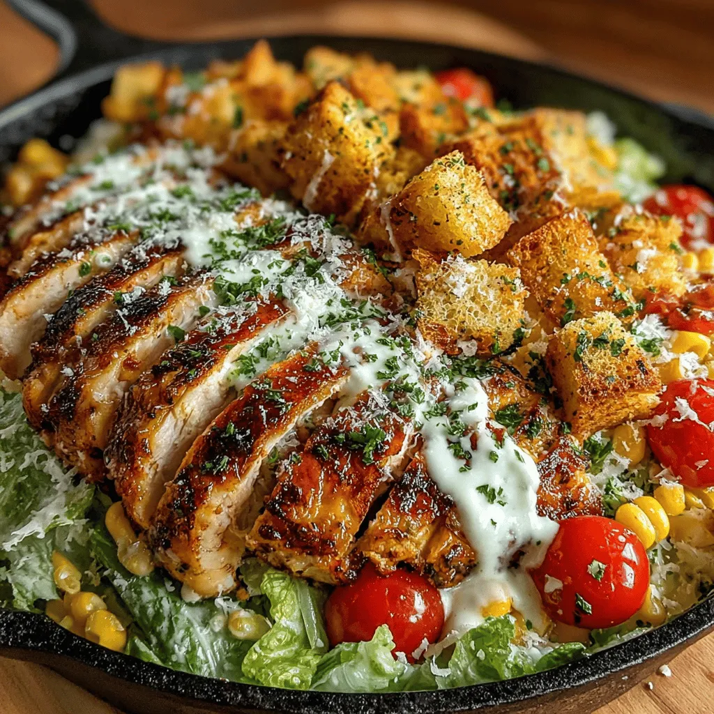 When it comes to salads that are both satisfying and packed with flavor, the Grilled Chicken & Corn Caesar Salad stands out as a top contender. This dish marries the classic Caesar salad with the smoky essence of grilled chicken and the sweet crunch of corn, creating a delightful experience for the palate. Whether you’re looking for a light meal on a warm day or a hearty dish to impress guests, this salad offers a perfect balance of nutrition and taste.