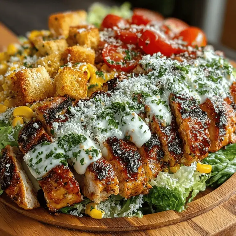 When it comes to salads that are both satisfying and packed with flavor, the Grilled Chicken & Corn Caesar Salad stands out as a top contender. This dish marries the classic Caesar salad with the smoky essence of grilled chicken and the sweet crunch of corn, creating a delightful experience for the palate. Whether you’re looking for a light meal on a warm day or a hearty dish to impress guests, this salad offers a perfect balance of nutrition and taste.