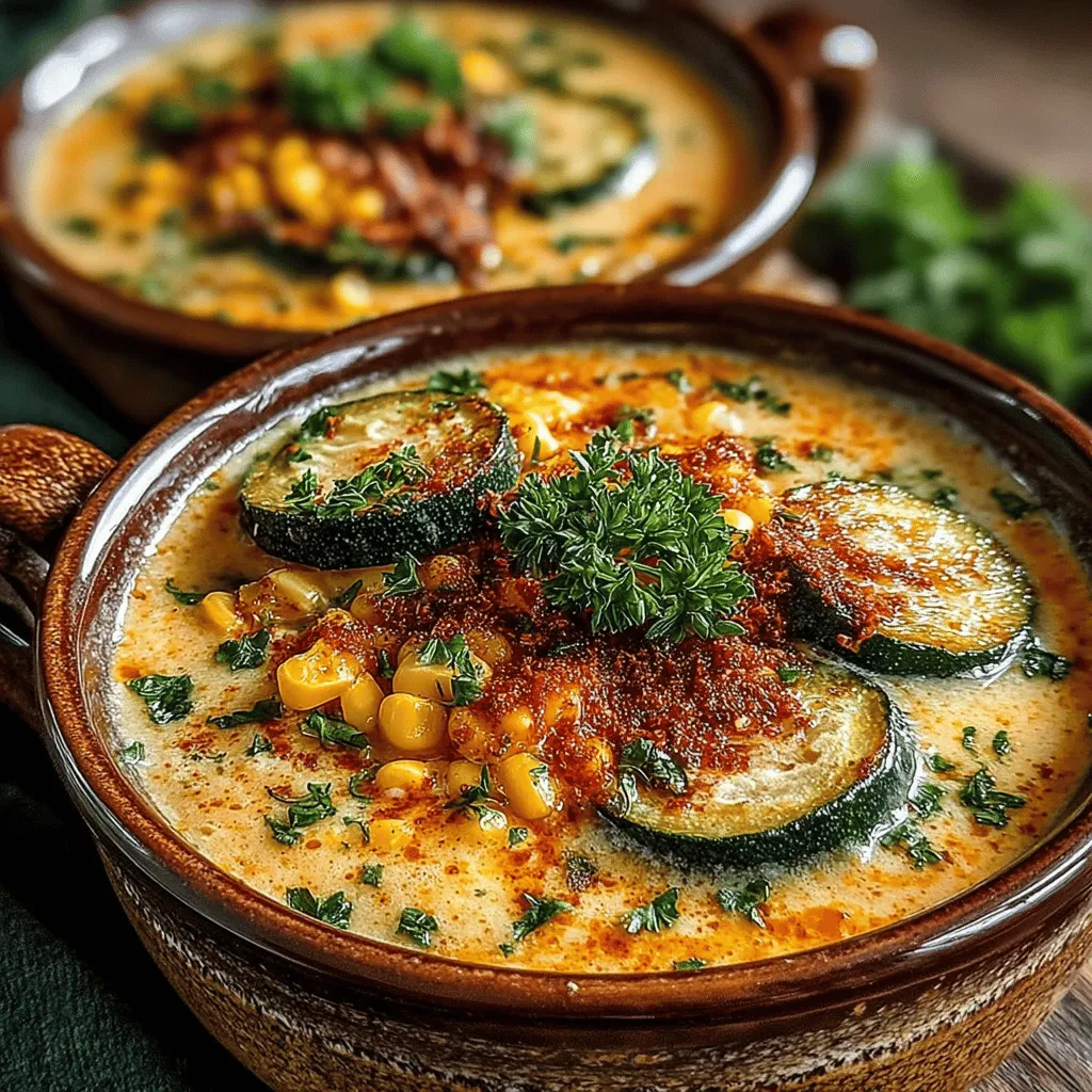 Comfort food holds a special place in our hearts and kitchens, providing not only nourishment but also a sense of warmth and familiarity. As the seasons change and cooler months approach, the allure of hearty soups and chowders becomes irresistible. These dishes have the power to evoke memories of home, family gatherings, and cozy evenings spent by the fire. Among these comforting options, Creamy Zucchini Corn Chowder stands out as a wholesome and flavorful choice, marrying fresh ingredients to create a nourishing meal that satisfies both the body and soul.