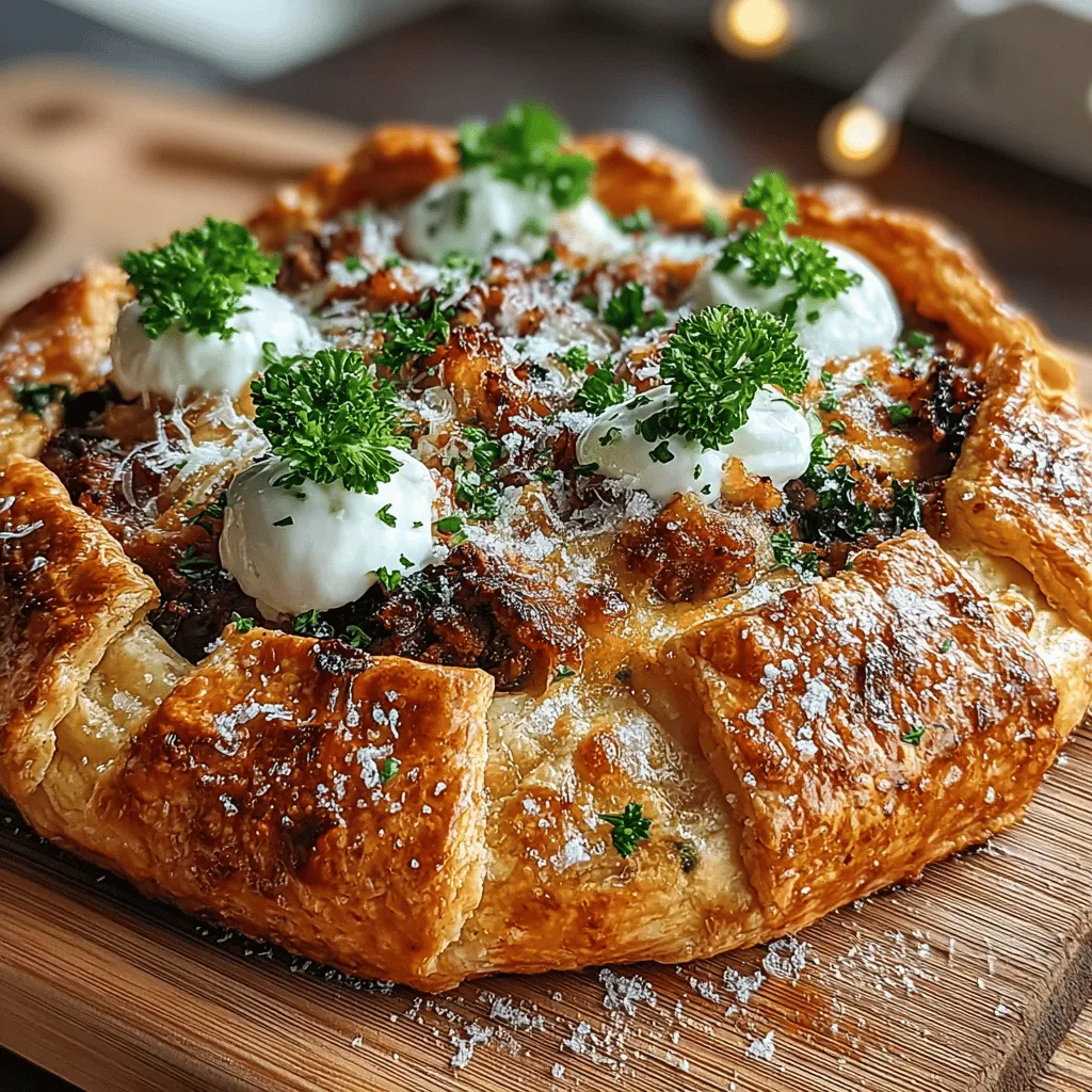 If you’re searching for a dish that embodies the essence of Italian cuisine while offering a rustic yet elegant presentation, look no further than the Italian Sausage & Kale Delight Galette. This delectable dish harmonizes rich Italian sausage with the hearty nutrition of kale, all enveloped in a flaky pastry crust. Perfect for family dinners or gatherings with friends, this galette showcases how simple ingredients can come together to create a meal that is both satisfying and visually stunning.